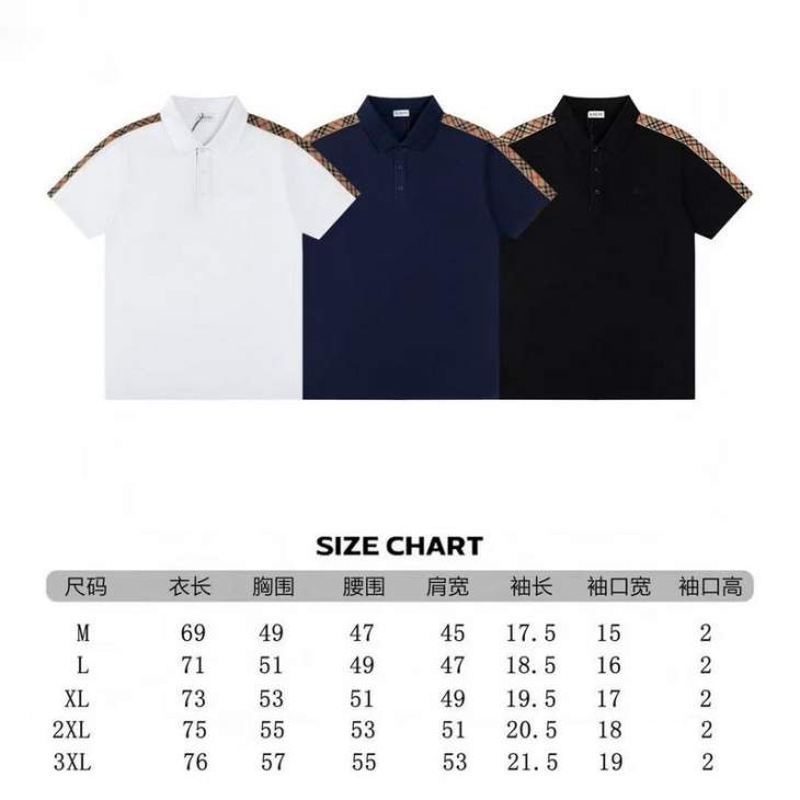 Picture of Burberry Polo Shirts Short _SKUBurberryM-3XL8qx1829385